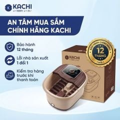 Bồn Ngâm Chân Massage Sục Khí KACHI MK440 - Tự Động Giữ Nước Ấm, Có Khay Thảo Dược