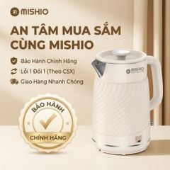 Bình Đun có chức năng giữ nhiệt 1.7 Lít Mishio MK385 inox 304