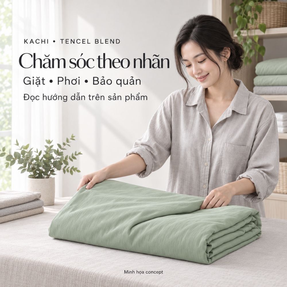 Vỏ chăn Kachi Tencel Blend MK479 – hình ảnh chi tiết 9