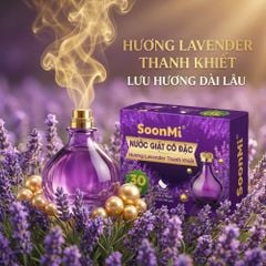 Nước Giặt Cô Đặc SoonMi Hương Lavender - Công Nghệ Giặt Tẩy Thế Hệ Mới (Hộp 30 Tờ) MK