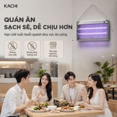 ĐÈN BẮT MUỖI VÀ DIỆT CÔN TRÙNG CAO CẤP KACHI (MODEL MK457 / MK458 / MK459 / MK460) – CÔNG NGHỆ BẪY ÁNH SÁNG KÉP DUAL LIGHT TRAP, AN TOÀN TUYỆT ĐỐI