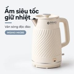 Bình Đun có chức năng giữ nhiệt 1.7 Lít Mishio MK385 inox 304