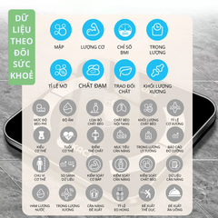 Cân Điên Tử Bluetooth Phân Tích Chỉ Số Cơ Thể Kachi MK223