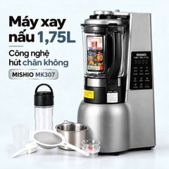 Máy làm sữa hạt và Xay Chân Không Mishio MK307 800W 1.75L