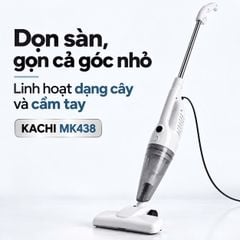 Máy Hút Bụi Cầm Tay Kachi MK438 600W - Lực Hút Mạnh Mẽ, Thiết Kế Linh Hoạt, Sạch Mọi Ngóc Ngách