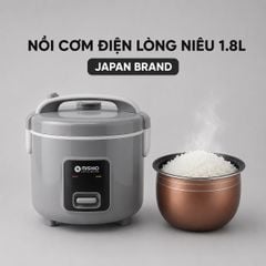 Nồi Cơm Điện Lòng Niêu Mishio MK411 – Dung tích 1 Lít 8