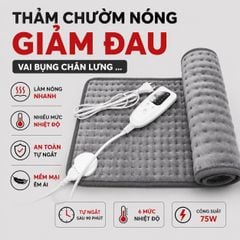 Thảm Chườm Nóng Kachi MK363 giảm đau nhức, đệm sưởi ấm, chăn điện