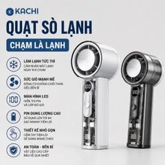 Quạt Sò Lạnh Cầm Tay Kachi MK419: Mát Lạnh Tức Thì, Đánh Tan Nóng Bức!
