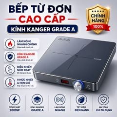 Bếp Từ Đơn Mishio MK448 Công Suất 2000W - Mặt Kính Kanger Hạng A