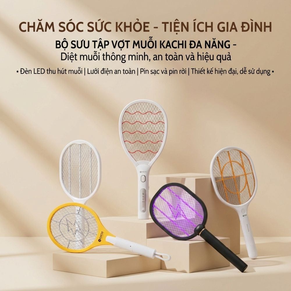 Vợt muỗi Kachi MK