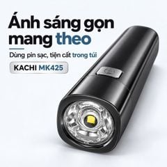 Đèn Pin Sạc Đa Năng Kachi MK425: Soi Rọi Mọi Hành Trình, Bừng Sáng Mọi Cuộc Vui