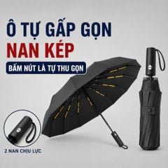 Dù tự gấp gọn 24 nan rộng 110cm chống UV MK376