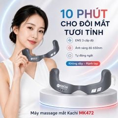 Máy Massage Mắt Kachi MK472: Giải Pháp Công Nghệ Đánh Bay Quầng Thâm và Ánh Sáng Đỏ Tăng Sinh Collagen