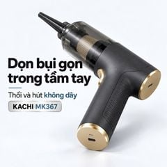 Máy Thổi Bụi vệ sinh Không Dây Kachi MK367 kèm phụ kiện hút bụi