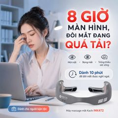 Máy Massage Mắt Kachi MK472: Giải Pháp Công Nghệ Đánh Bay Quầng Thâm và Ánh Sáng Đỏ Tăng Sinh Collagen
