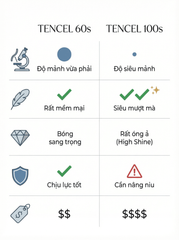 Bộ Drap Lụa Tencel 100% – Mát Lạnh, Mềm Mịn (Size 1m6/1m8 – Bọc Nệm Dày Tới 30cm) MK Kachi