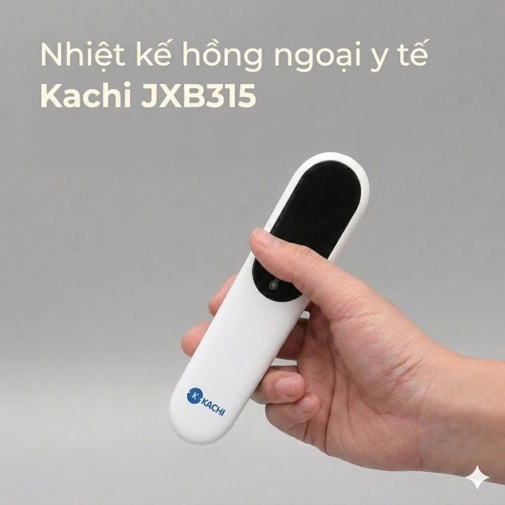 Máy Đo Nhiệt Kế Kachi JXB-315 MK | Đo nhiệt độ cơ thể, nhiệt độ phòng, nhiệt độ bề mặt đồ vật