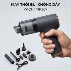 Máy Thổi Bụi vệ sinh Không Dây Kachi MK367 kèm phụ kiện hút bụi