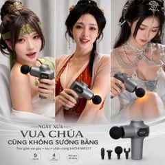 Máy massage cầm tay Kachi MK377 với 9 cấp độ rung
