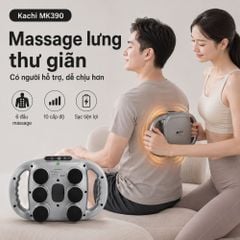Máy Massage 6 Đầu Rung Kachi MK390 Chạy Pin - Giải Pháp Thư Giãn Tối Ưu Cho Cơ Thể