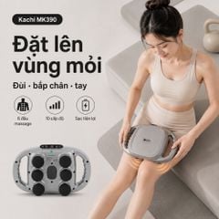 Máy Massage 6 Đầu Rung Kachi MK390 Chạy Pin - Giải Pháp Thư Giãn Tối Ưu Cho Cơ Thể