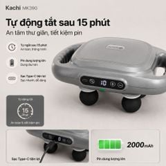 Máy Massage 6 Đầu Rung Kachi MK390 Chạy Pin - Giải Pháp Thư Giãn Tối Ưu Cho Cơ Thể