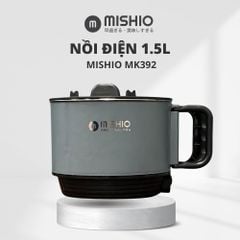 Nồi Lẩu Điện Mini 1.5L Mishio MK392 600W lòng nồi inox 304 không gỉ sét