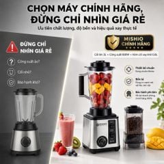 Máy Xay Sinh Tố Công Nghiệp Đa Năng Mishio MK446 (3.0L) - Công Suất 800W