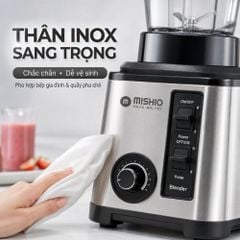 Máy Xay Sinh Tố Công Nghiệp Đa Năng Mishio MK446 (3.0L) - Công Suất 800W
