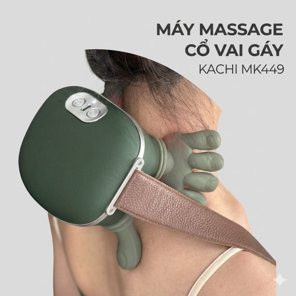 Máy Massage Cổ Vai Gáy Kachi MK449 - Giải Pháp Thư Giãn Hoàn Hảo