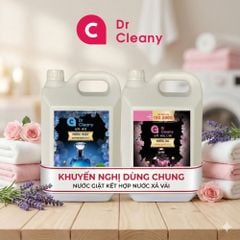 Nước xả Dr Cleany 10KG (Đen) - Lưu Hương Lâu, Mềm Vải | Chuyên Dụng Giặt Ủi MK