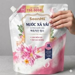 Nước Xả Soonmi 3kg: Bí Quyết Quần Áo Mềm Mại, Ngát Hương Suốt 3 Tuần MK