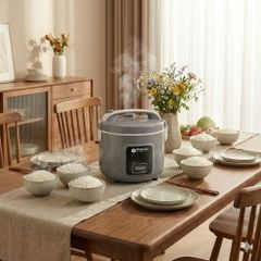 Nồi Cơm Điện Lòng Niêu Mishio MK411 – Dung tích 1 Lít 8