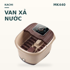Bồn Ngâm Chân Massage Sục Khí KACHI MK440 - Tự Động Giữ Nước Ấm, Có Khay Thảo Dược