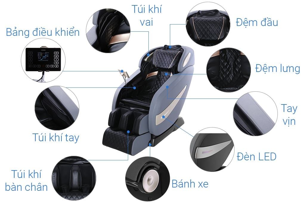 Ghế massage cao cấp Airbike Sport MK327 - hàng trưng bày thanh lý