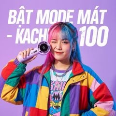 Quạt cầm tay mini Kachi MK400 pin khoẻ 100 cấp độ gió