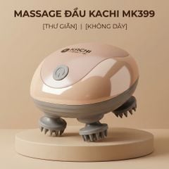 Máy Massage Đầu Không Dây Kachi MK399 – Giải Pháp Thư Giãn Hiệu Quả Cho Người Bận Rộn