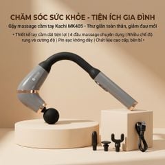 Gậy Massage Kachi MK405 – Súng Massage Cầm Tay Có Tay Nối Dài, Thư Giãn Sâu Từng Nhóm Cơ