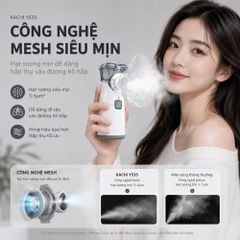 Máy Xông Khí Dung Cầm Tay Kachi YS35: Giải Pháp Hô Hấp Linh Hoạt Mọi Lúc, Mọi Nơi