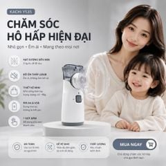 Máy Xông Khí Dung Cầm Tay Kachi YS35: Giải Pháp Hô Hấp Linh Hoạt Mọi Lúc, Mọi Nơi