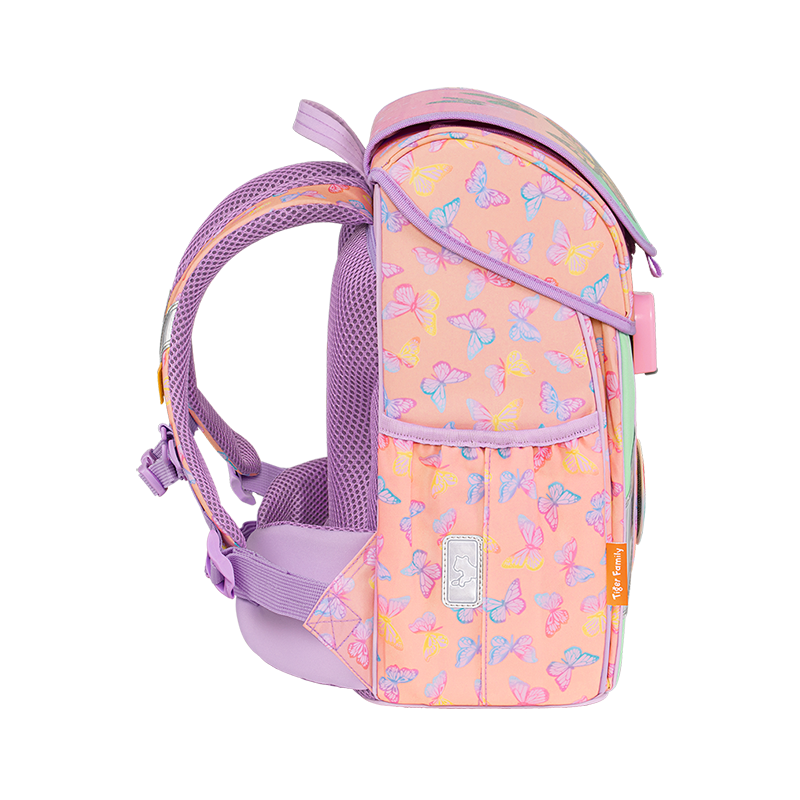  Balo Công Thái Học Tiger Family Tiger Family Joy Schoolbag Pro 2S - Butterflies And Rainbows TGJY-050A(2) 