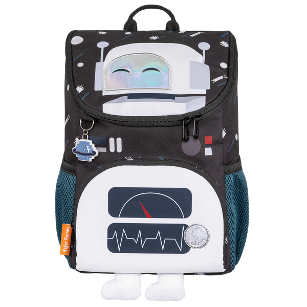  Balo Công Thái Học Mầm Non Tiger Family Smart Kids Little Travelers Plus Mini Backpack  - Robot Mr White SKLT-031A 
