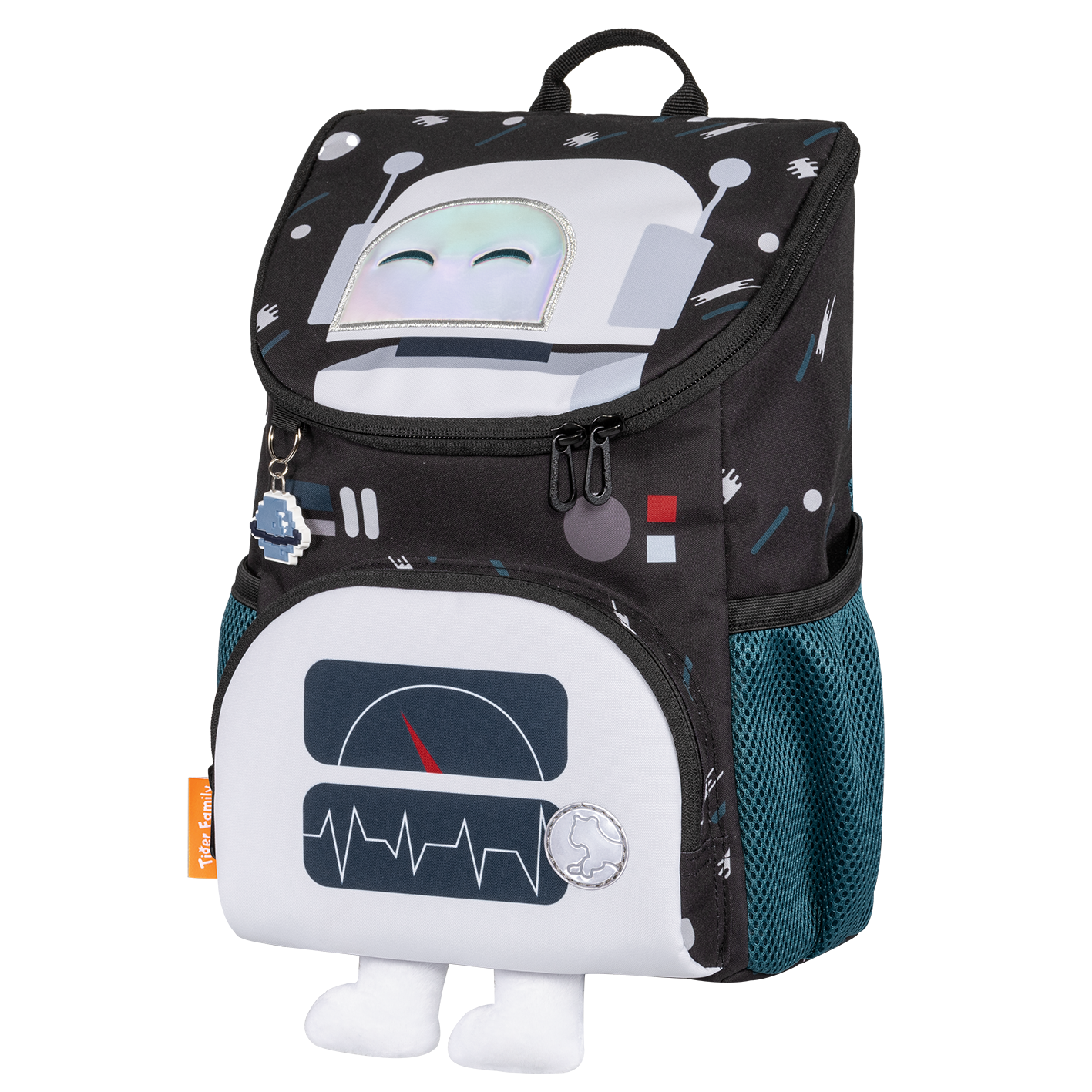  Balo Công Thái Học Mầm Non Tiger Family Smart Kids Little Travelers Plus Mini Backpack  - Robot Mr White SKLT-031A 