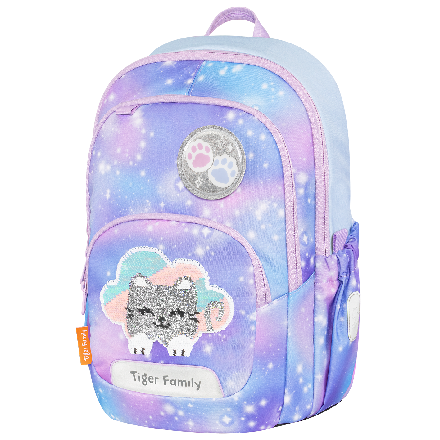  Balo Công Thái Học Tiger Family Jetti Schoolbag Flex - Kitty in Clouds [Sequins] TGJE-001A 
