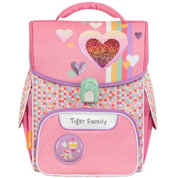  Cặp Sách Công Thái Học Tiger Family Jolly Schoolbag Pro 2S - Pink Amour [Sequins] - TGJL-018A(3) 