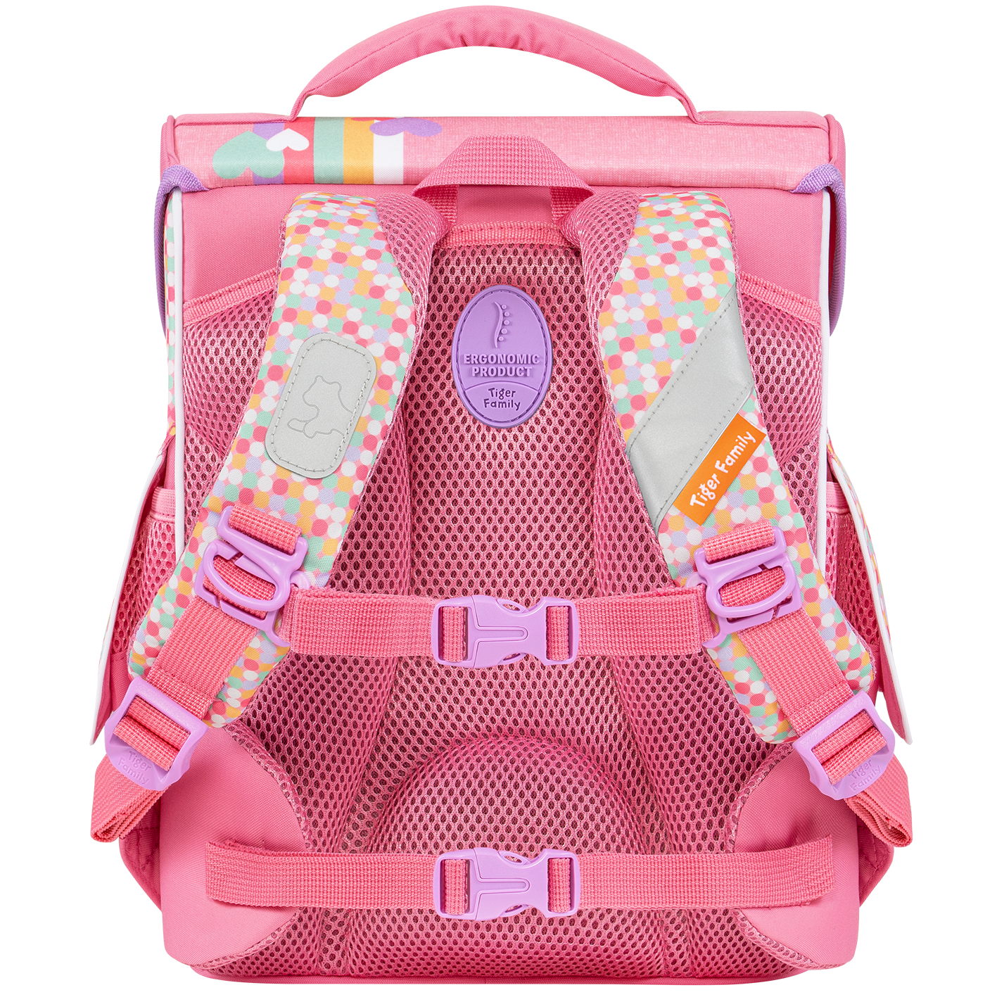  Cặp Sách Công Thái Học Tiger Family Jolly Schoolbag Pro 2S - Pink Amour [Sequins] - TGJL-018A(3) 
