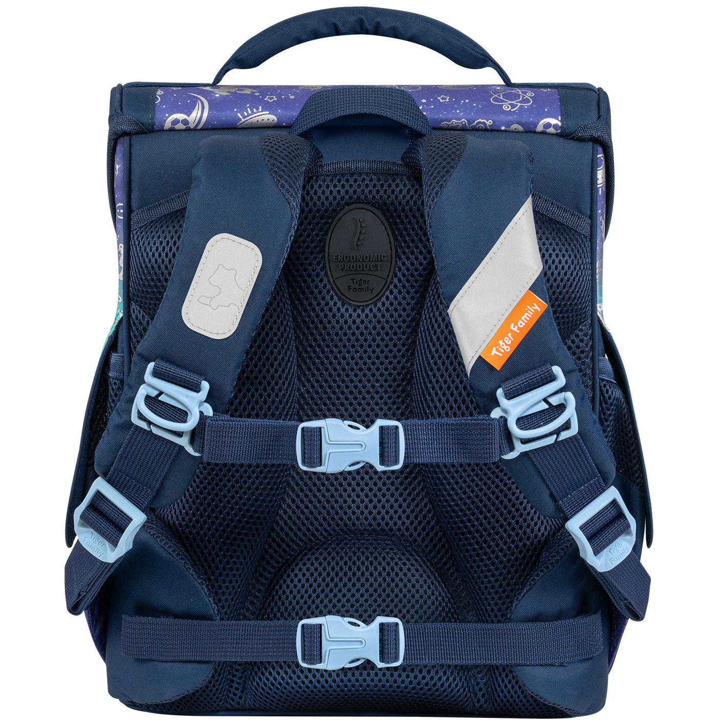  Cặp sách Công Thái Học Tiger Family Jolly Schoolbag Pro 2S - Space Things [Go Green] - TGJL-081A(1) 
