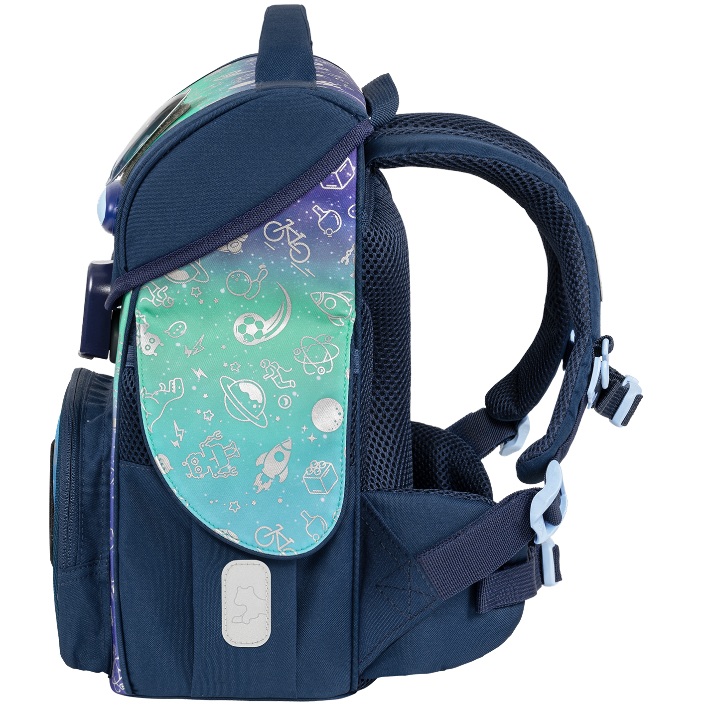  Cặp sách Công Thái Học Tiger Family Jolly Schoolbag Pro 2S - Space Things [Go Green] - TGJL-081A(1) 