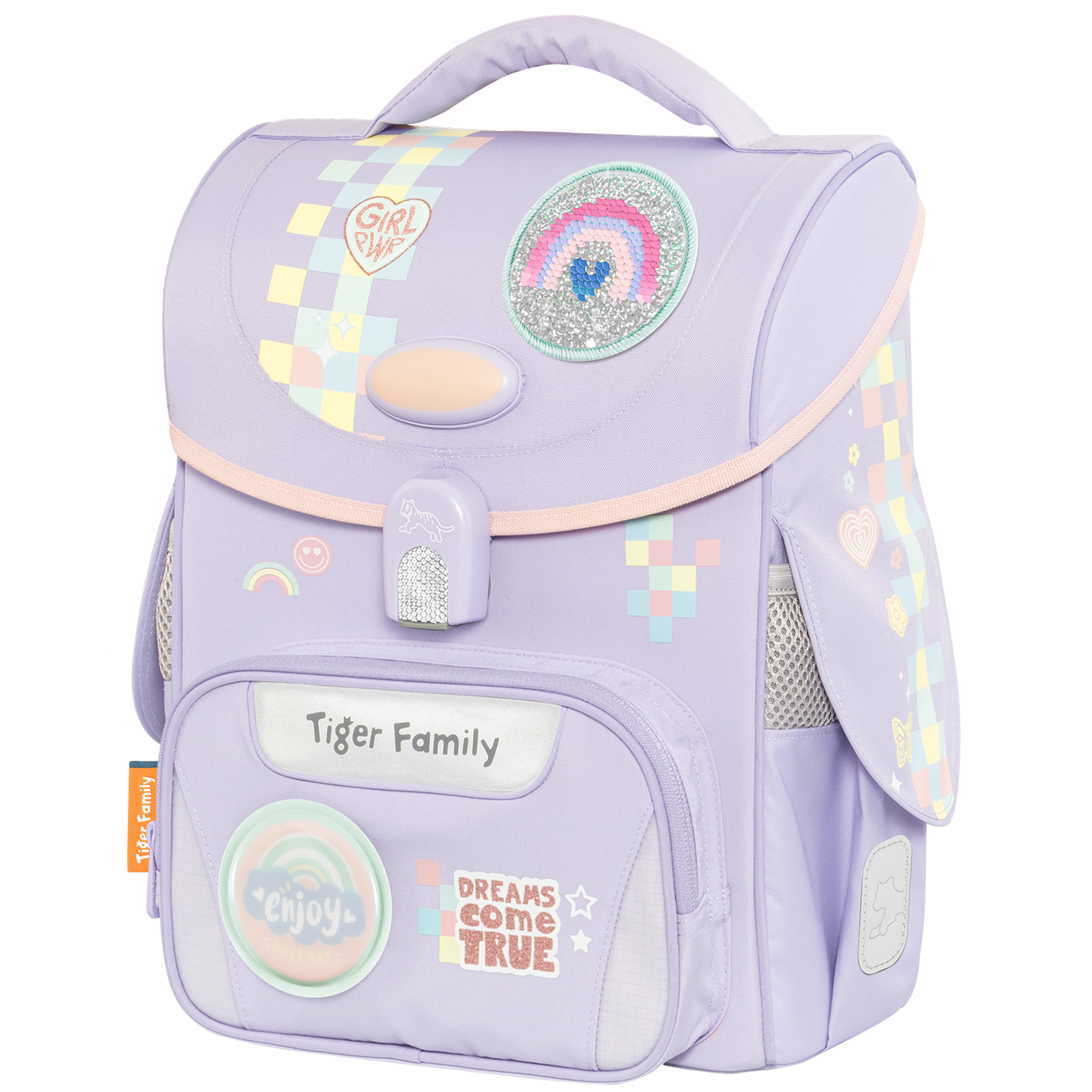  Cặp Sách Tiger Family Jolly Schoolbag Pro 2S - Girl Power [Go Ocean] - TGJL-090A(1) 