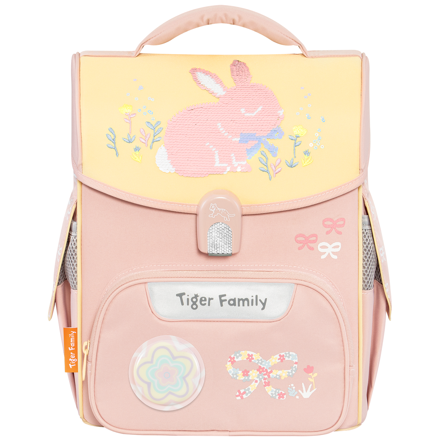 Cặp sách công thái học Tiger Family Jolly Schoolbag Pro 2S - Bows and Bunny [Sequins] - TGJL-094A(1) 